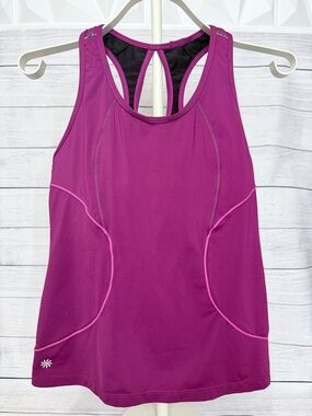 Athleta Fuchsia Racerback Workout Tank